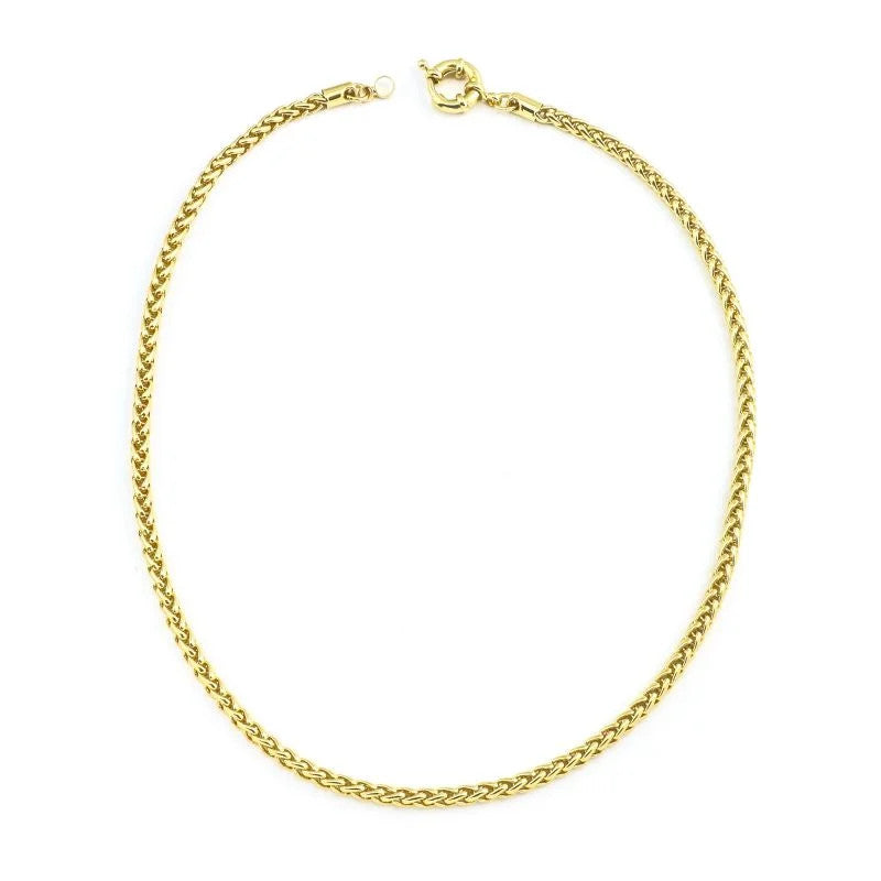 Colar Palmeira 4mm Fecho Boia 45cm