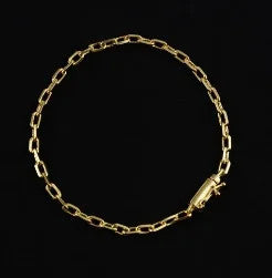 Pulseira Cadeado 3,5mm Fecho Canhão