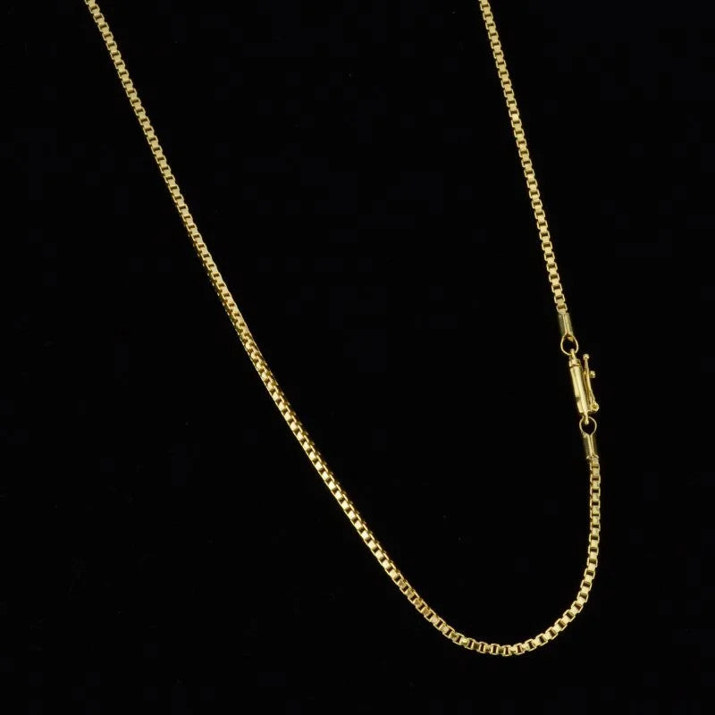 Corrente Veneziana 2mm com Fecho Canhão