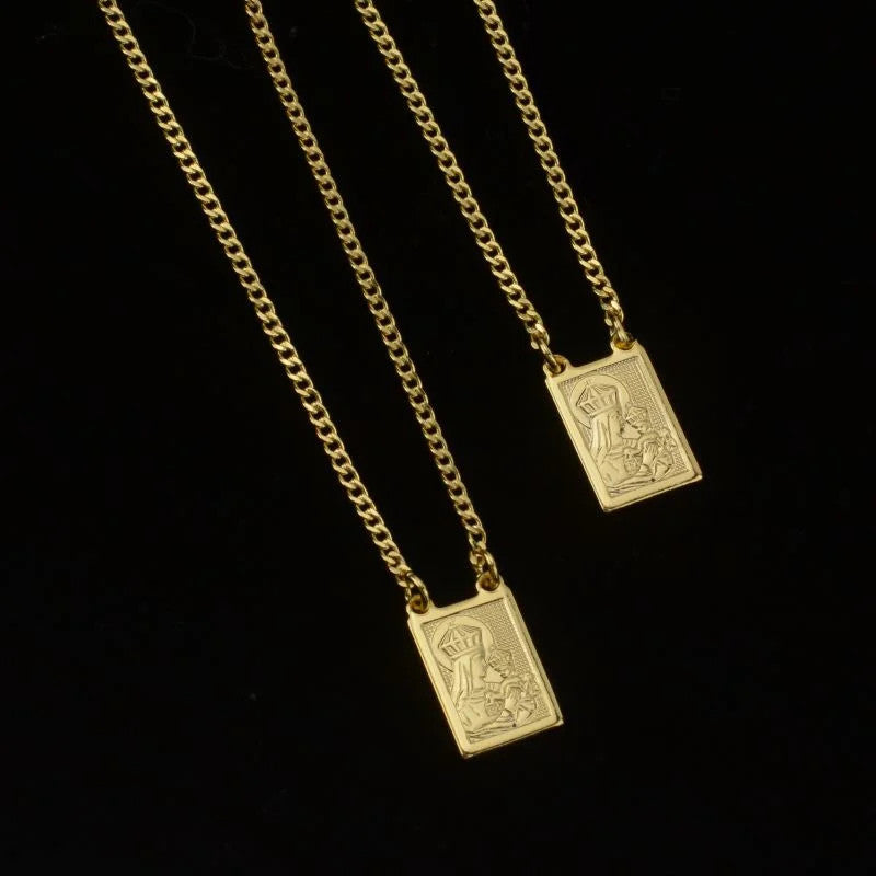 Escapulário Grumet Maria e Jesus Cristo