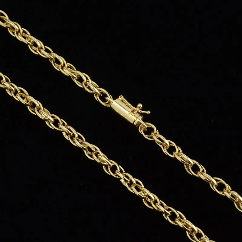 Corrente Meia Corda 5mm com Fecho Canhão