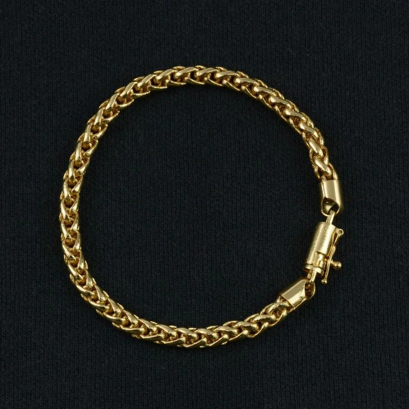 Pulseira Palmeira 5mm Fecho Canhão