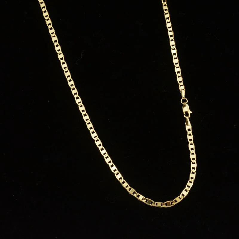 Corrente Piastrine 3,5mm com Fecho Lagosta