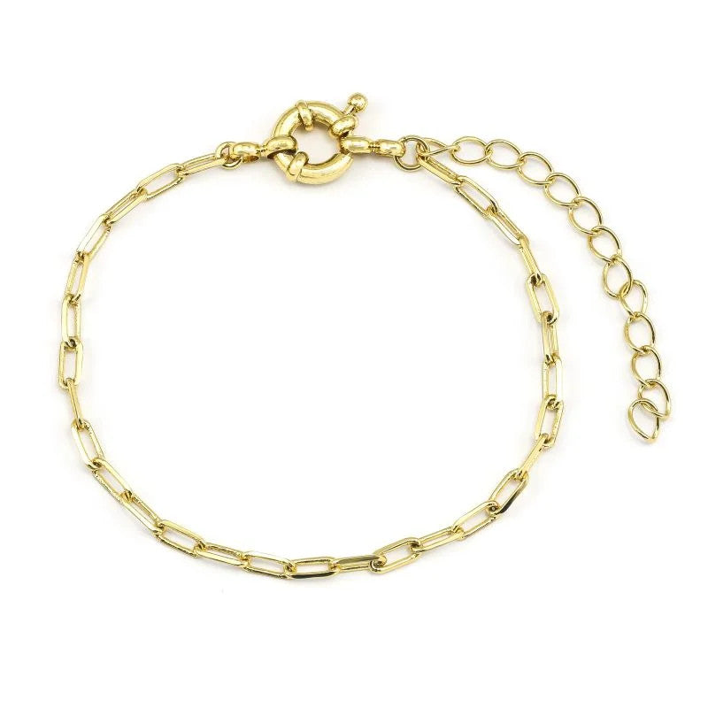 Pulseira Cadeado Alongado 3mm