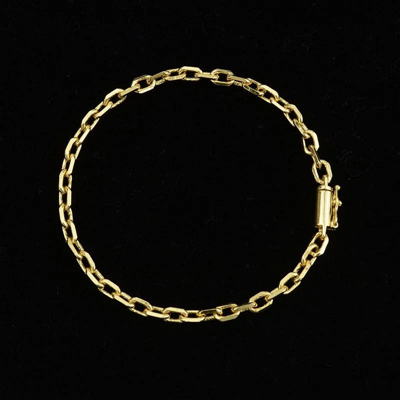 Pulseira Cadeado 4mm F. Canhão