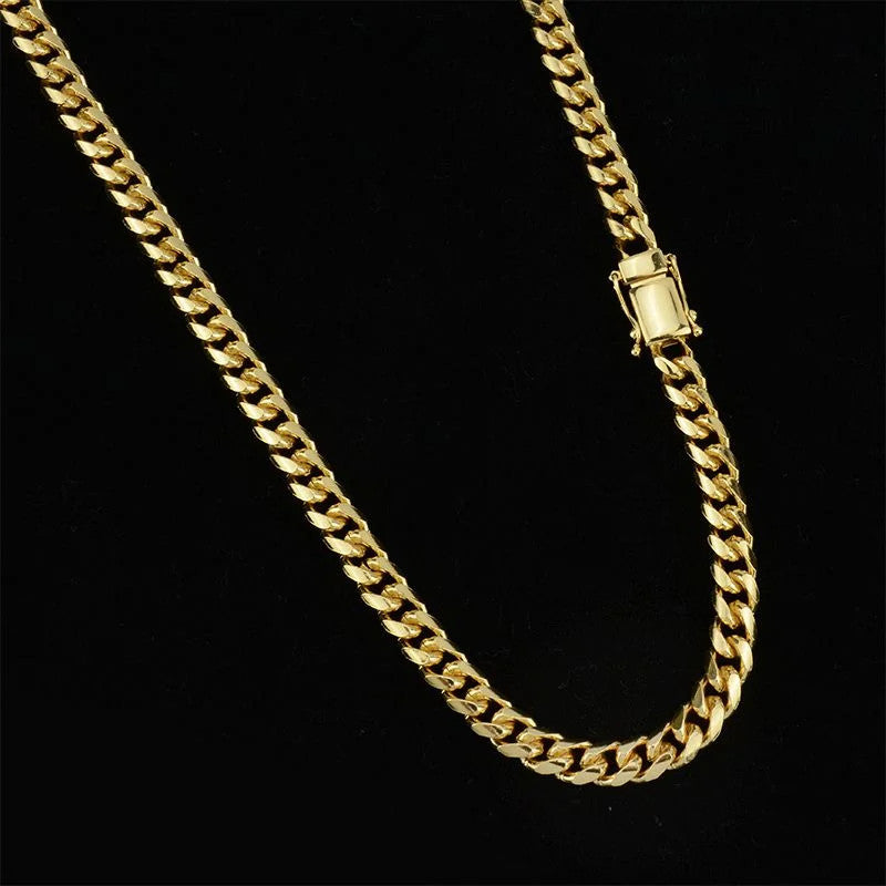 Corrente Cubana 8mm com Fecho Gaveta