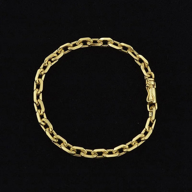 Pulseira Cadeado 6mm com Fecho Canhão