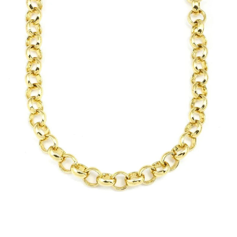 Colar Elo Português 10mm com Fecho Bóia