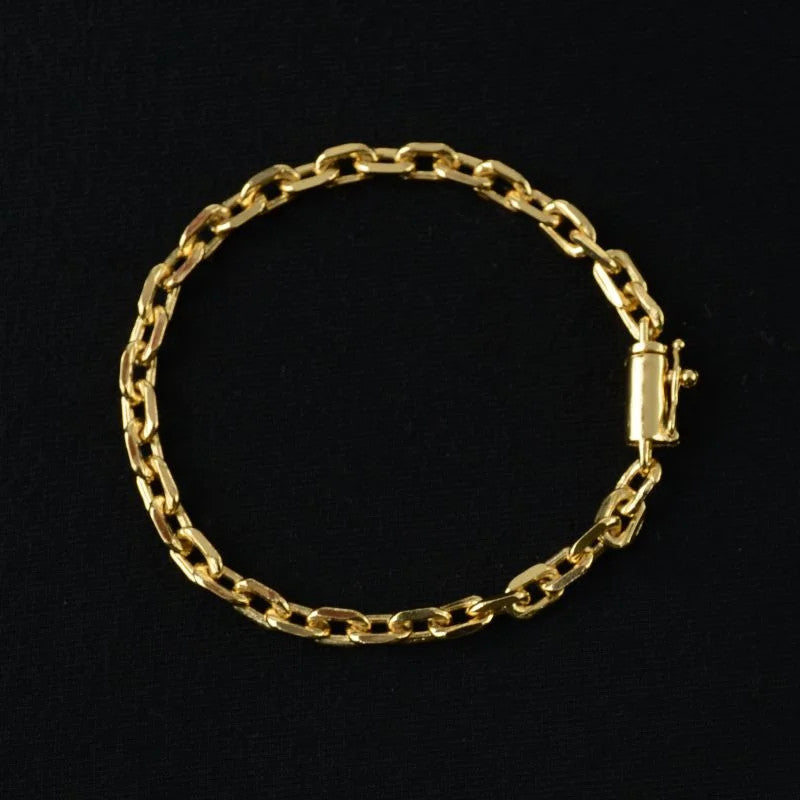 Pulseira Cadeado 5mm com Fecho Canhão