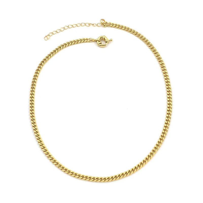 Colar Grumet 4mm Fecho Boia