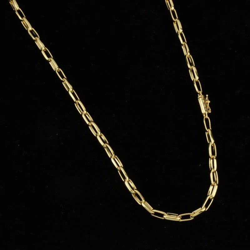 Corrente Meia Cana Abaulada 6mm Fecho Canhão